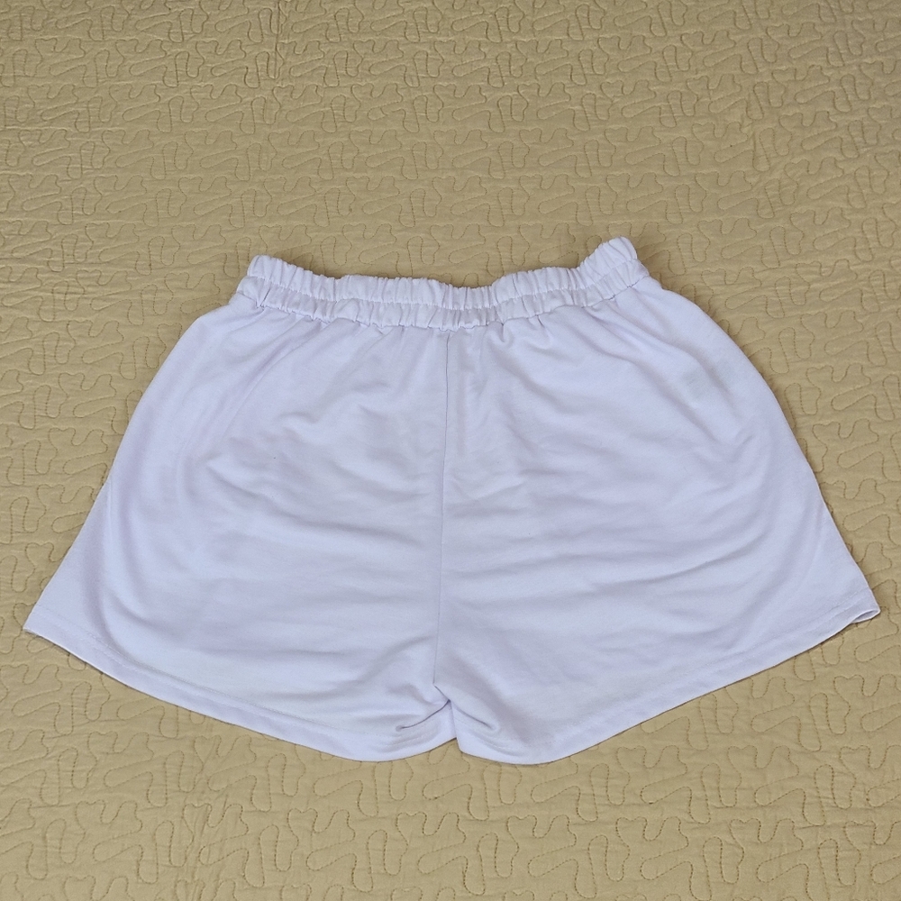 Romwe embroidered cross patches casual shorts size M - Picture 6 of 8